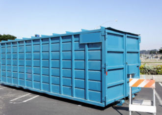 Dumpster from DumpStor franchise, with help from FranCoach